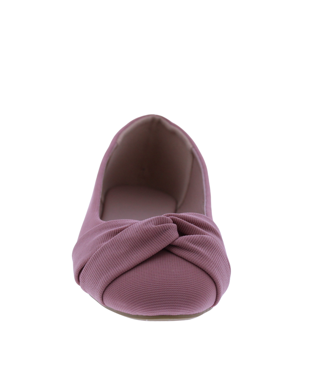 Women Ribbed Fabric Ballerina