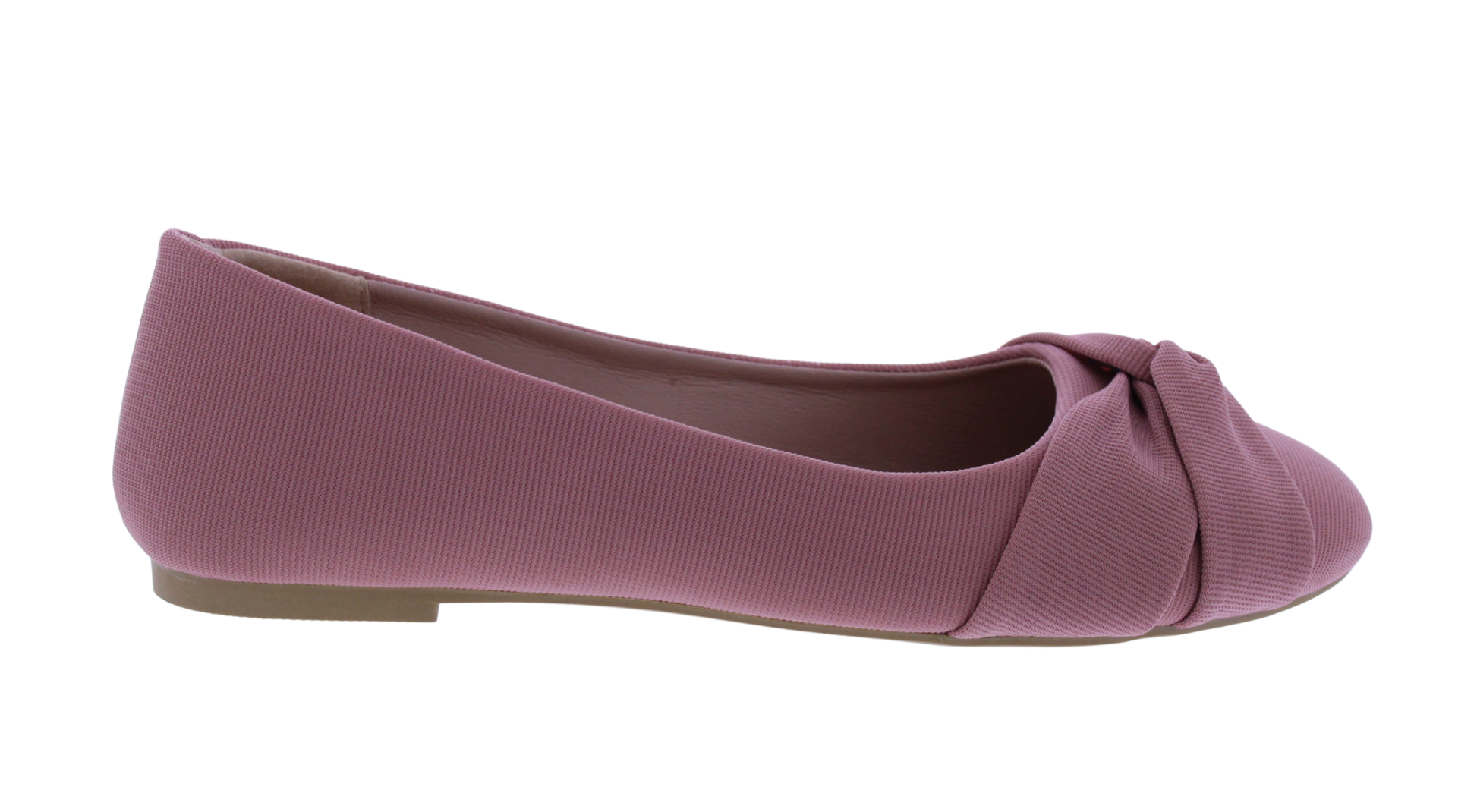 Women Ribbed Fabric Ballerina