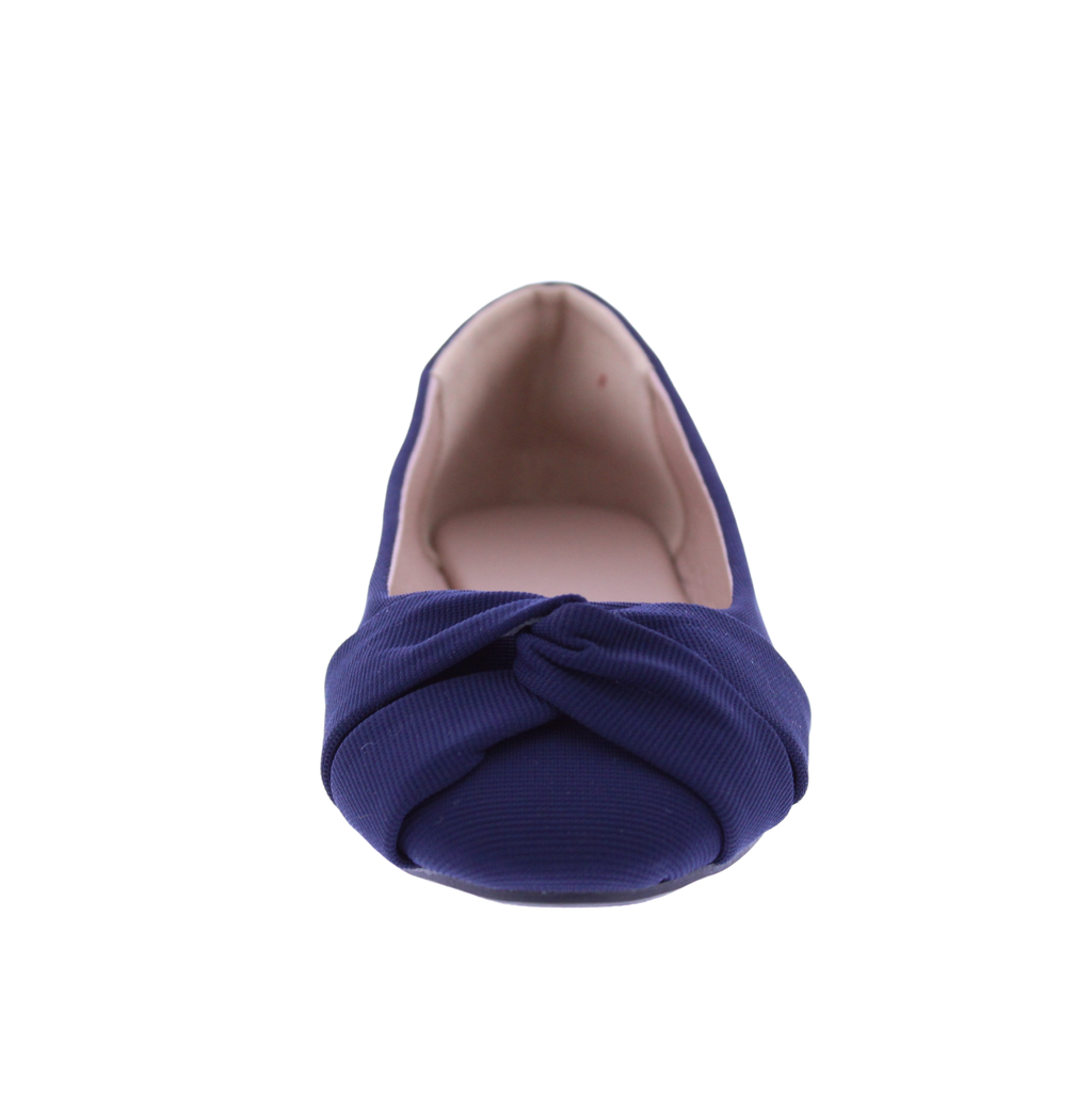 Women Ribbed Fabric Ballerina