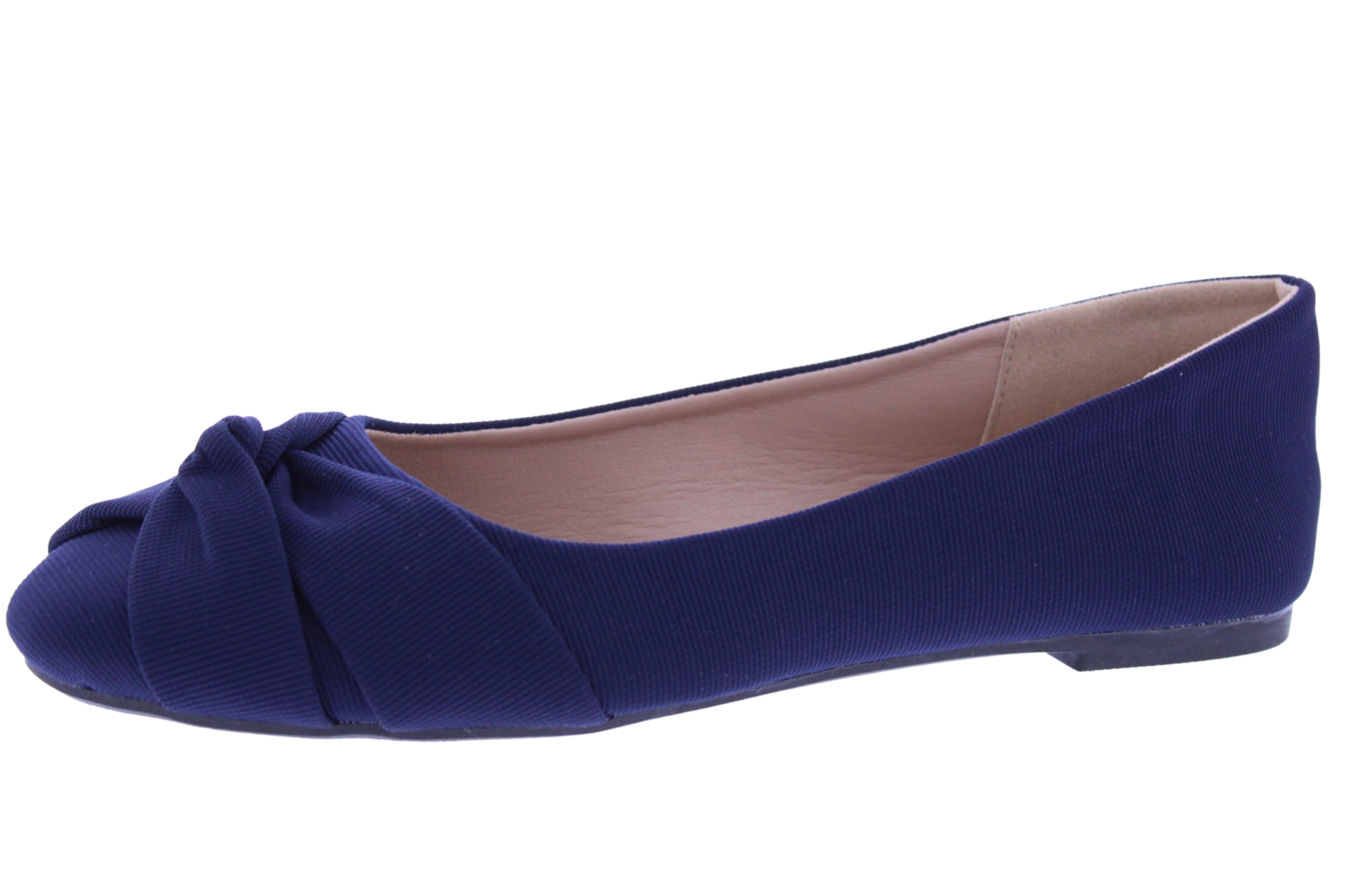 Women Ribbed Fabric Ballerina