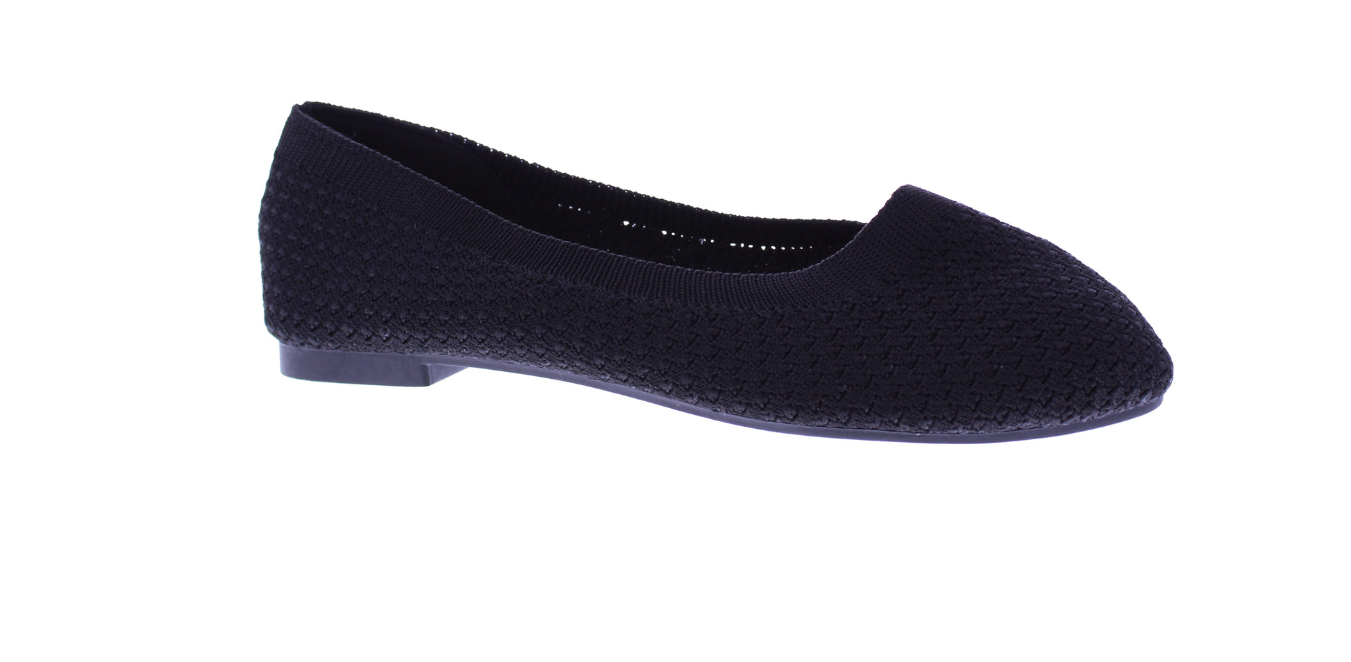 Women Fly Knit Flat with Rounded Tip