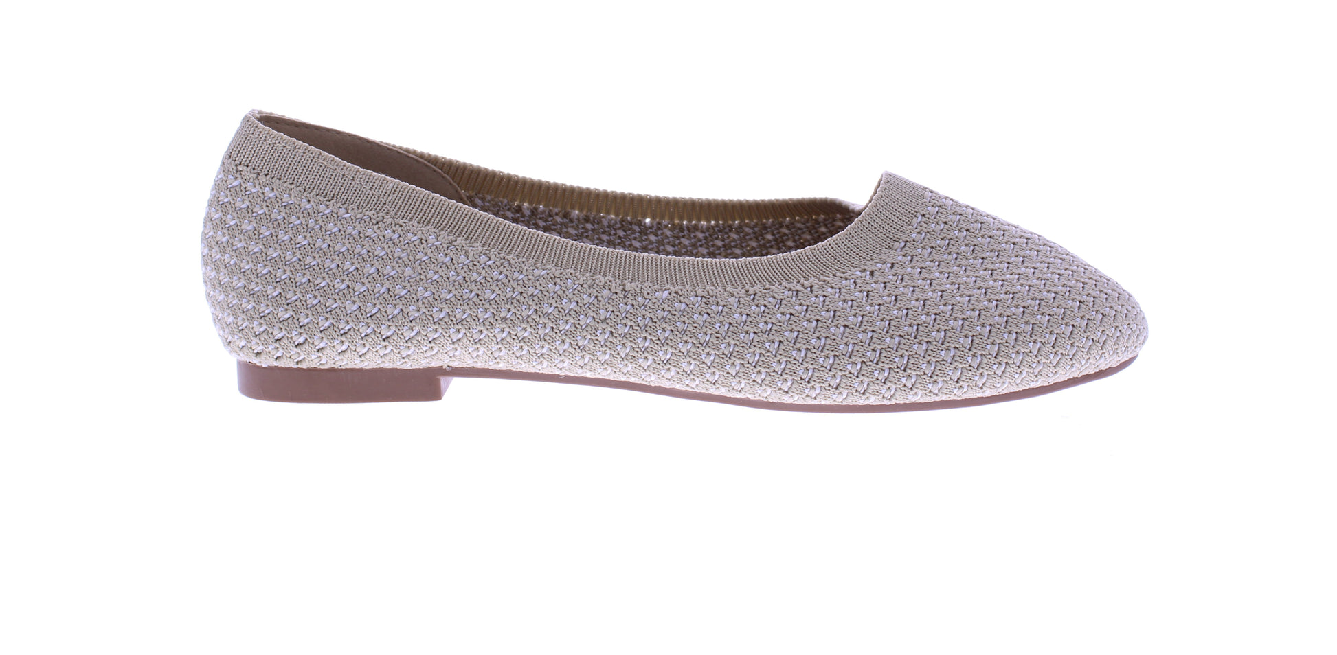 Women Fly Knit Flat with Rounded Tip