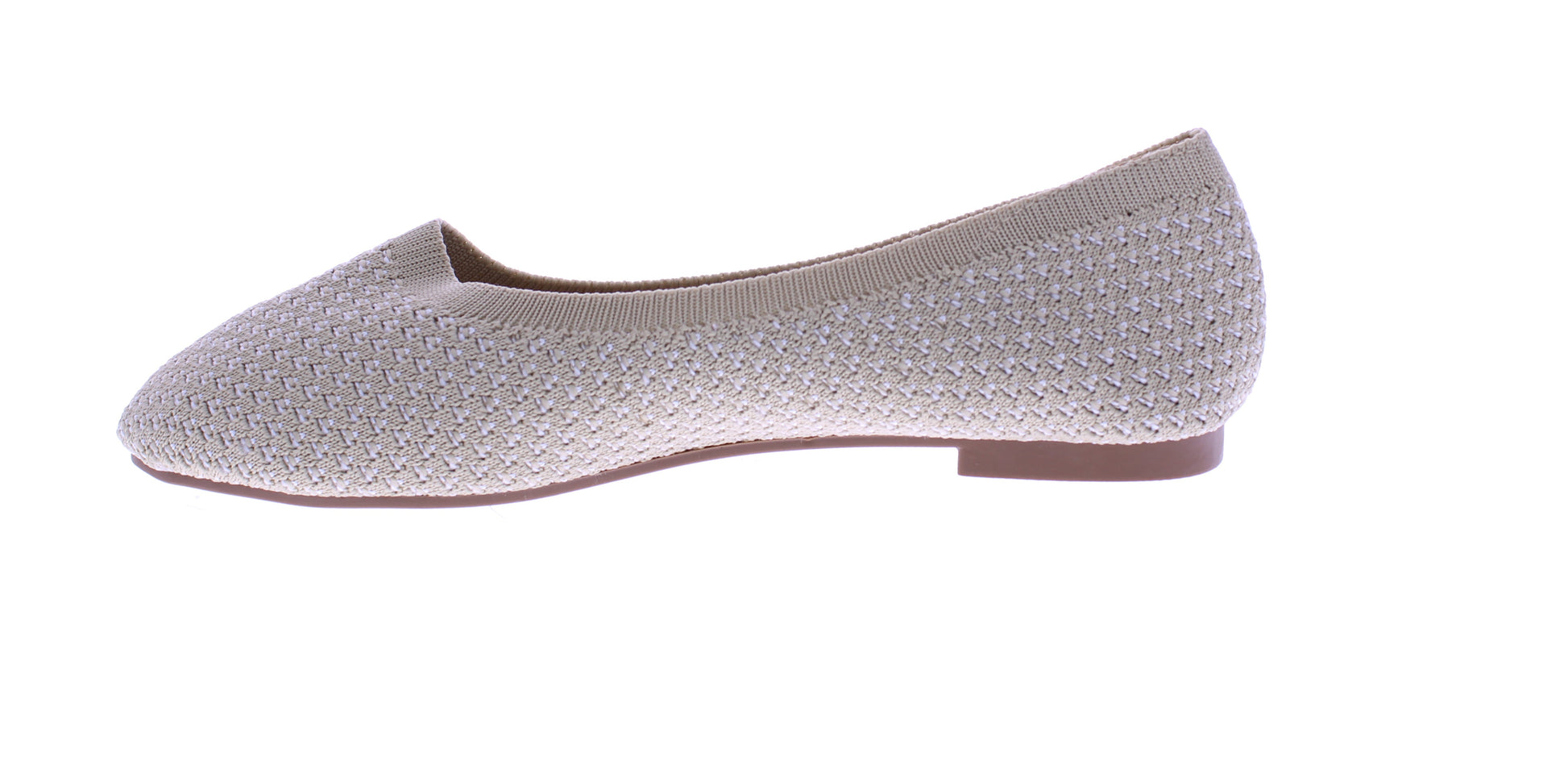 Women Fly Knit Flat with Rounded Tip