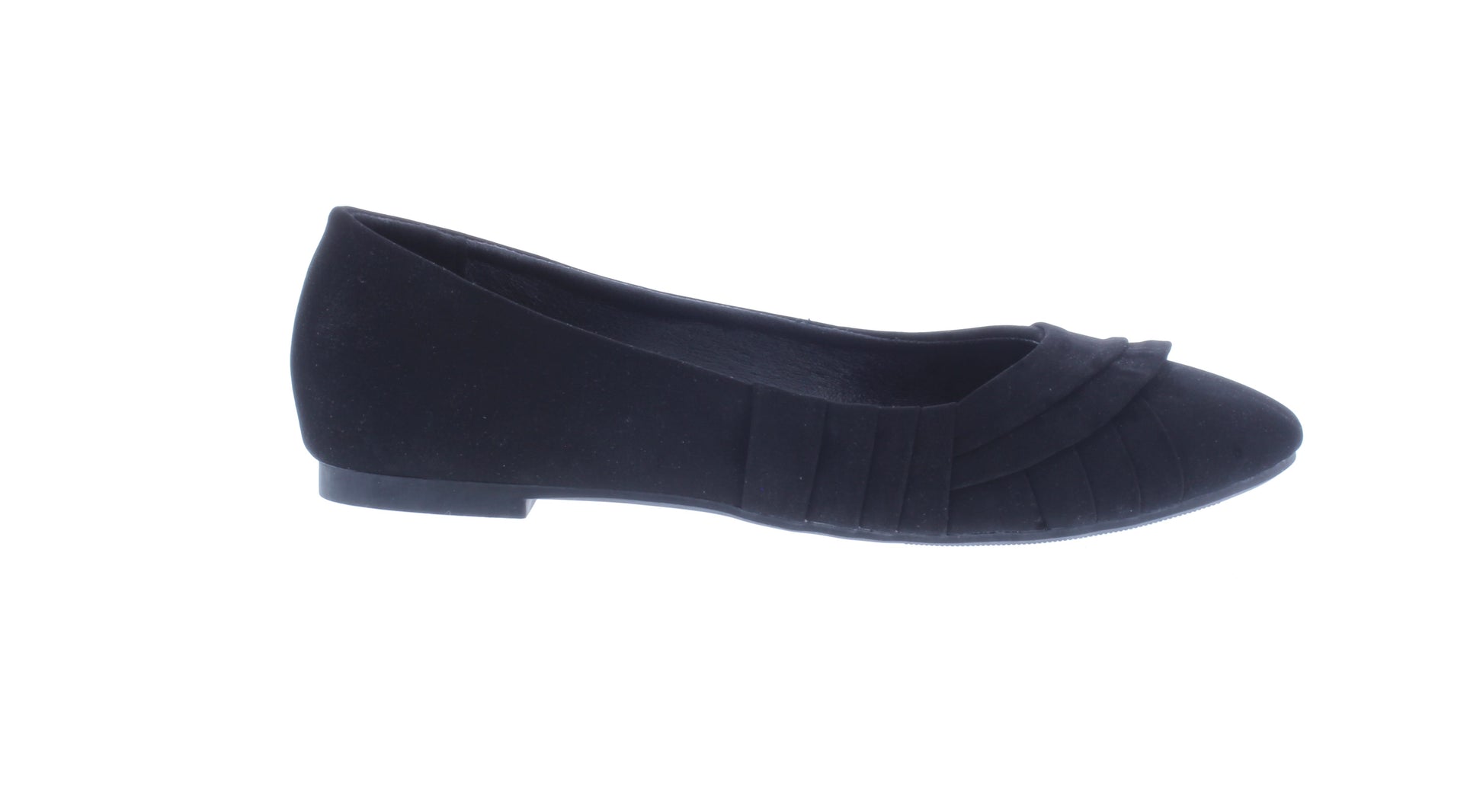 Women Ballerina with Pleats and Rounded Tip