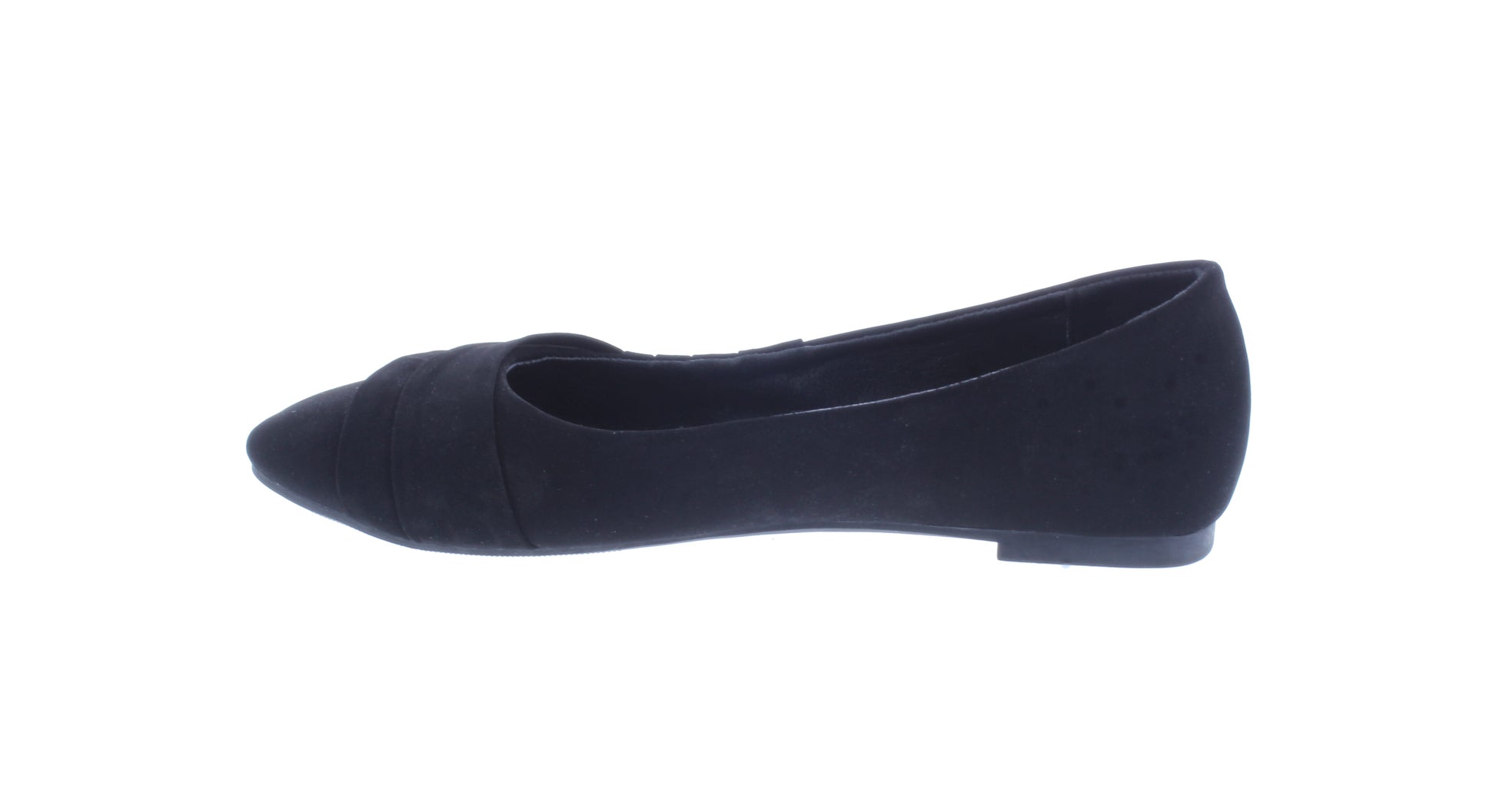 Women Ballerina with Pleats and Rounded Tip