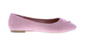 Women Microfiber Ballerina with Pointed Tip Pleats