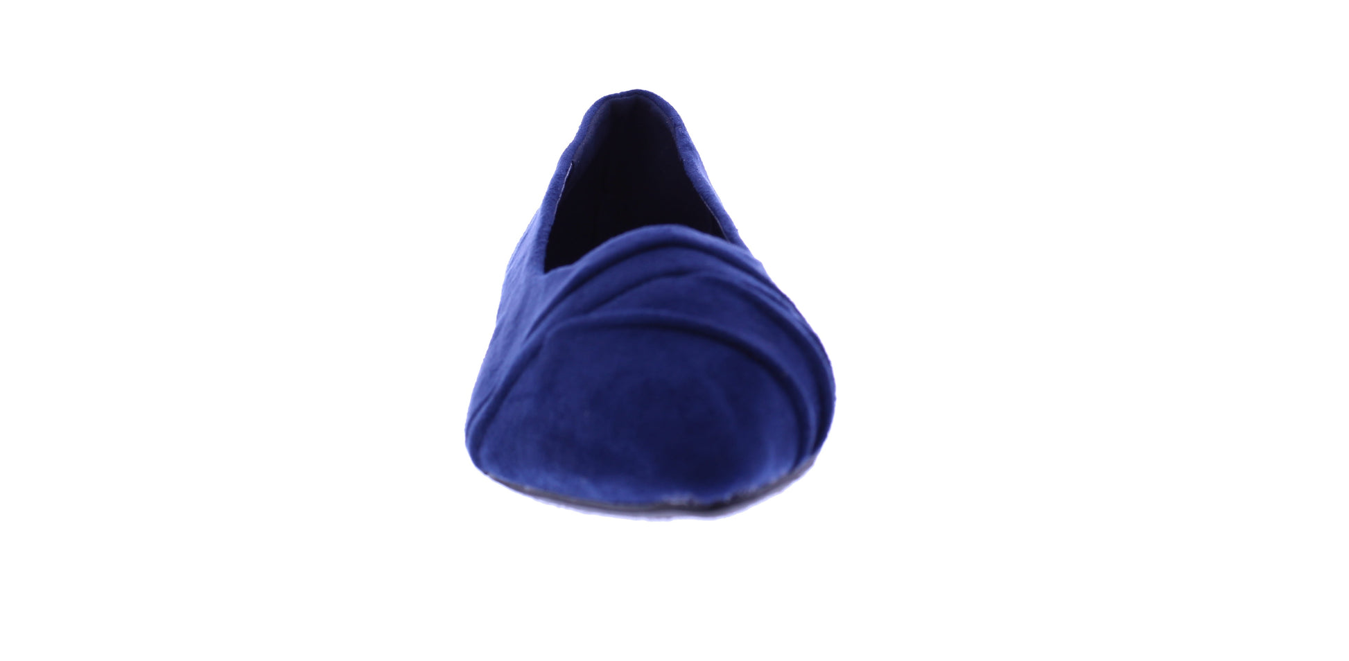 Women Microfiber Ballerina with Pointed Tip Pleats