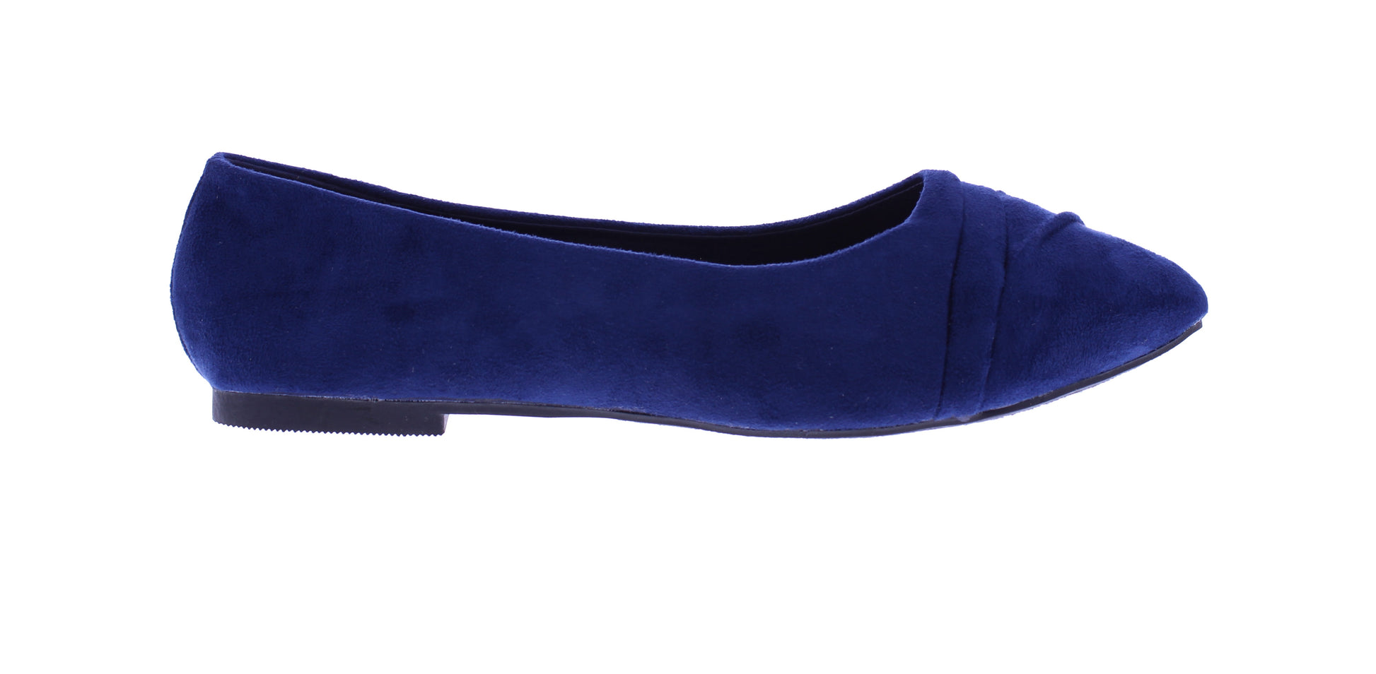 Women Microfiber Ballerina with Pointed Tip Pleats