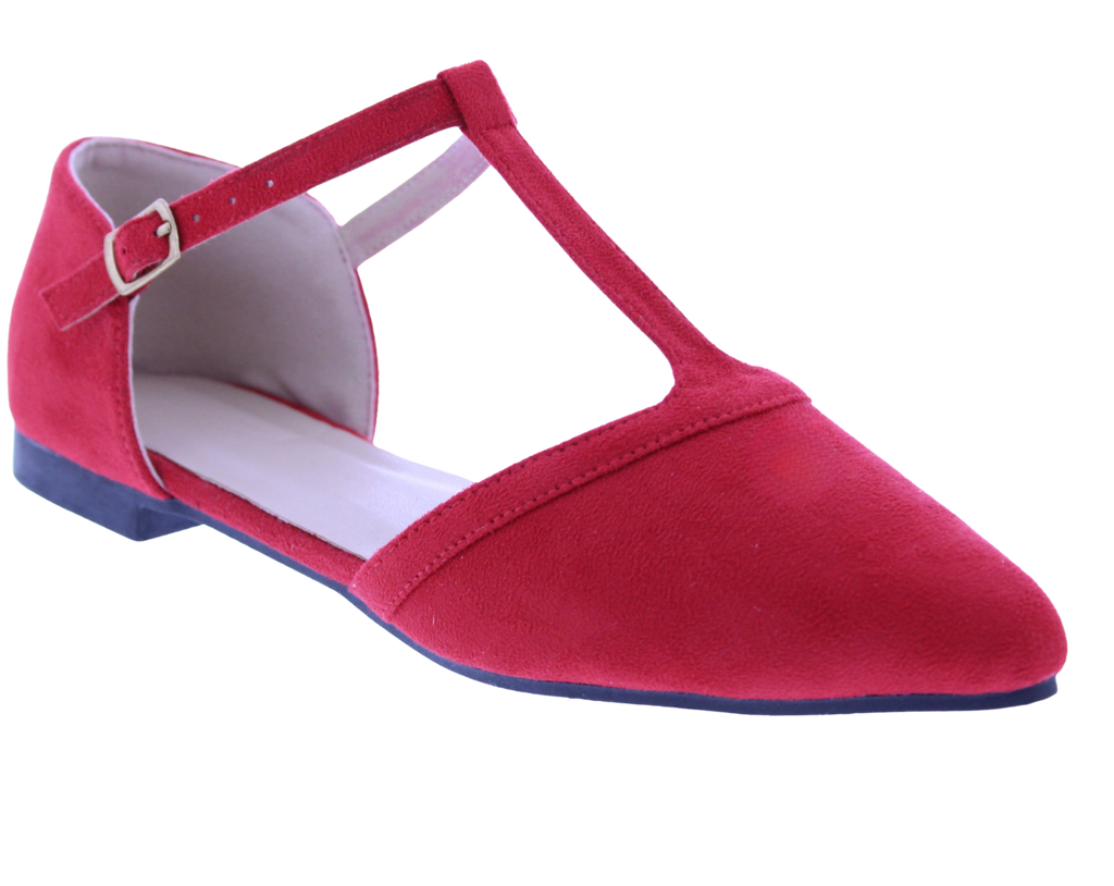 Women T-strap Ballerina