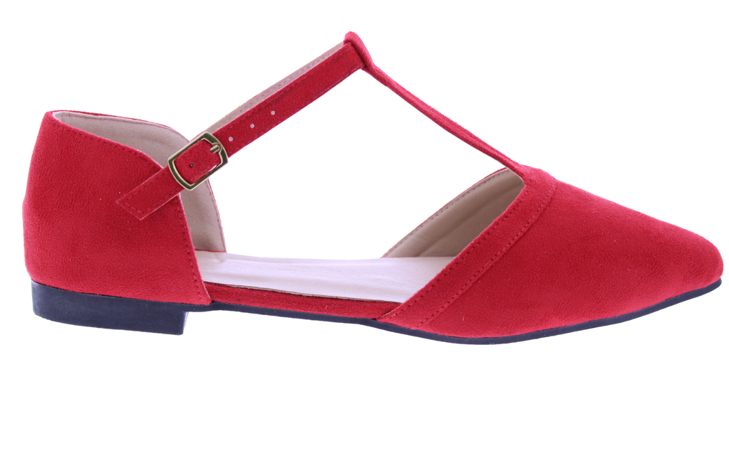 Women T-strap Ballerina