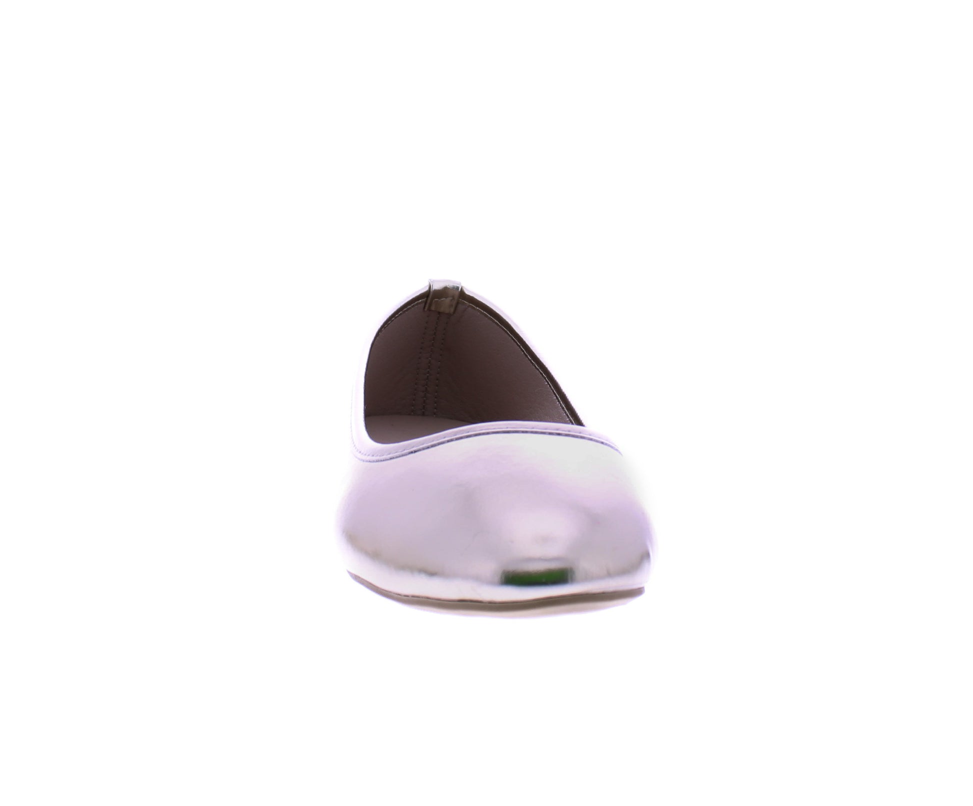 Women Metallic Faux Leather Ballerina
