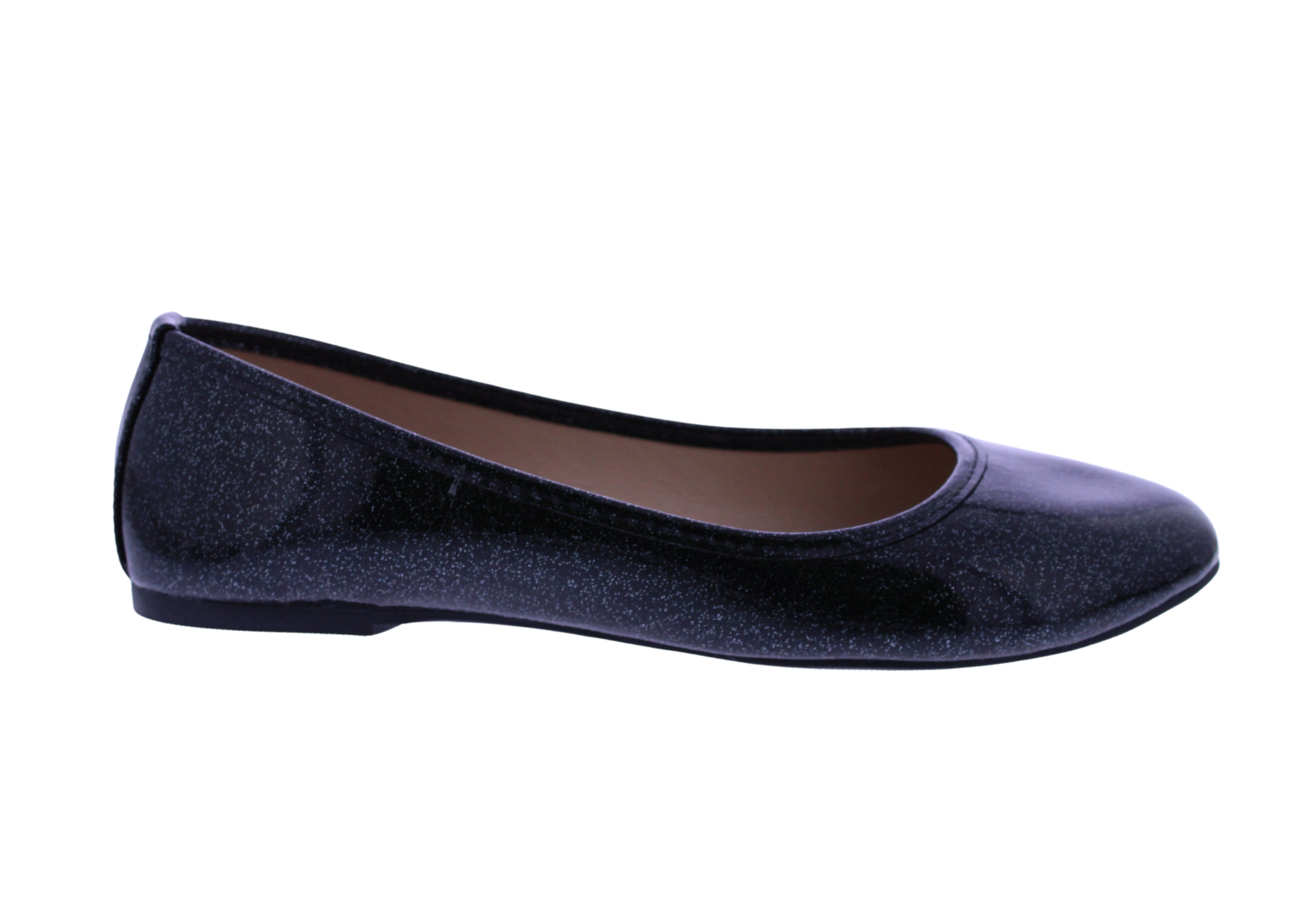 Women Patent Glitter Ballerina