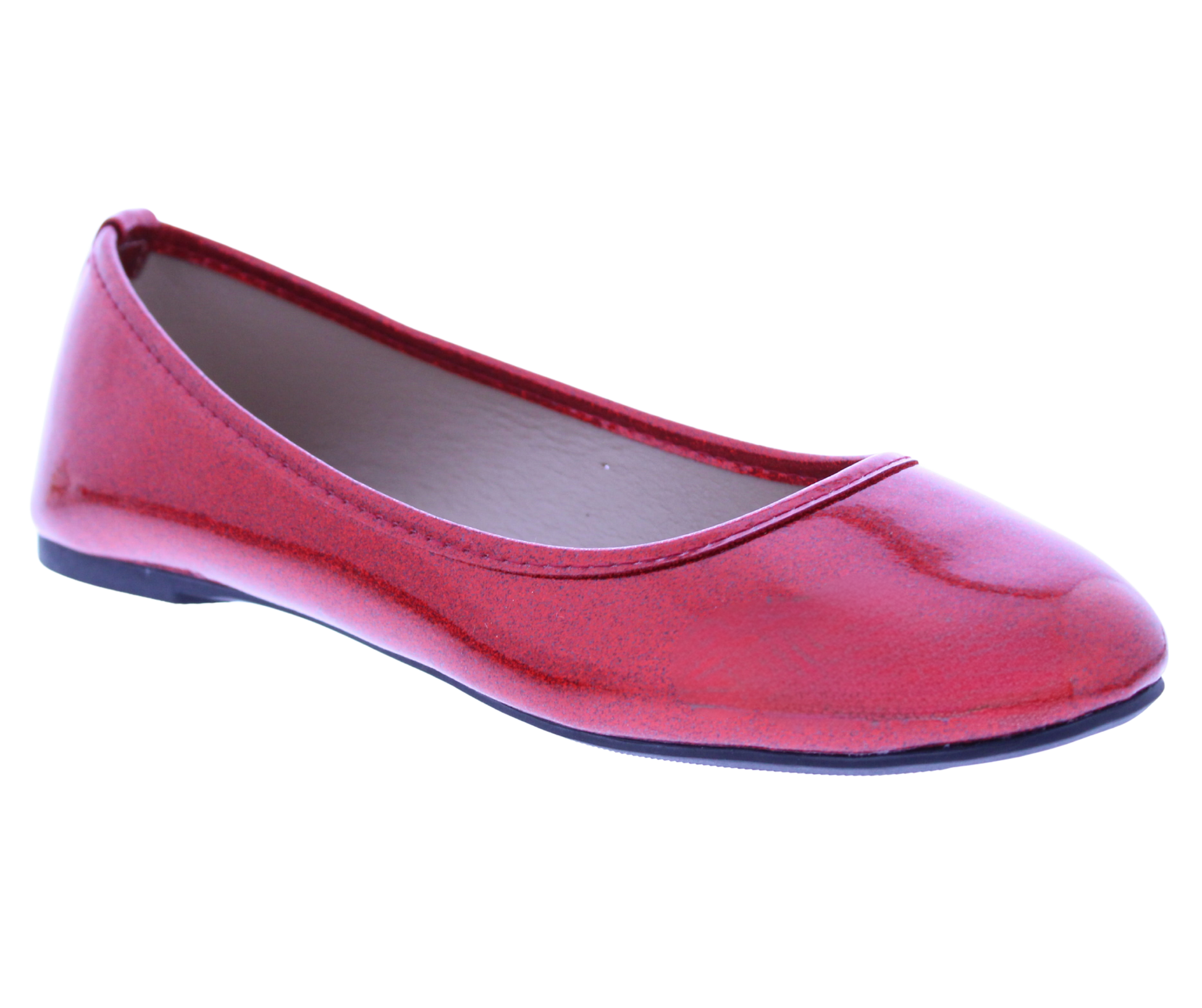 Women Patent Glitter Ballerina