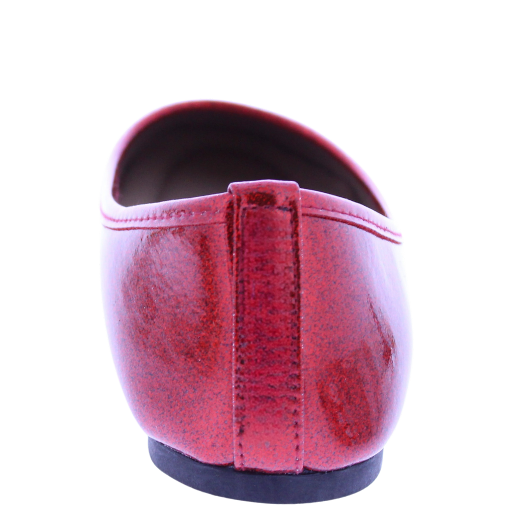 Women Patent Glitter Ballerina