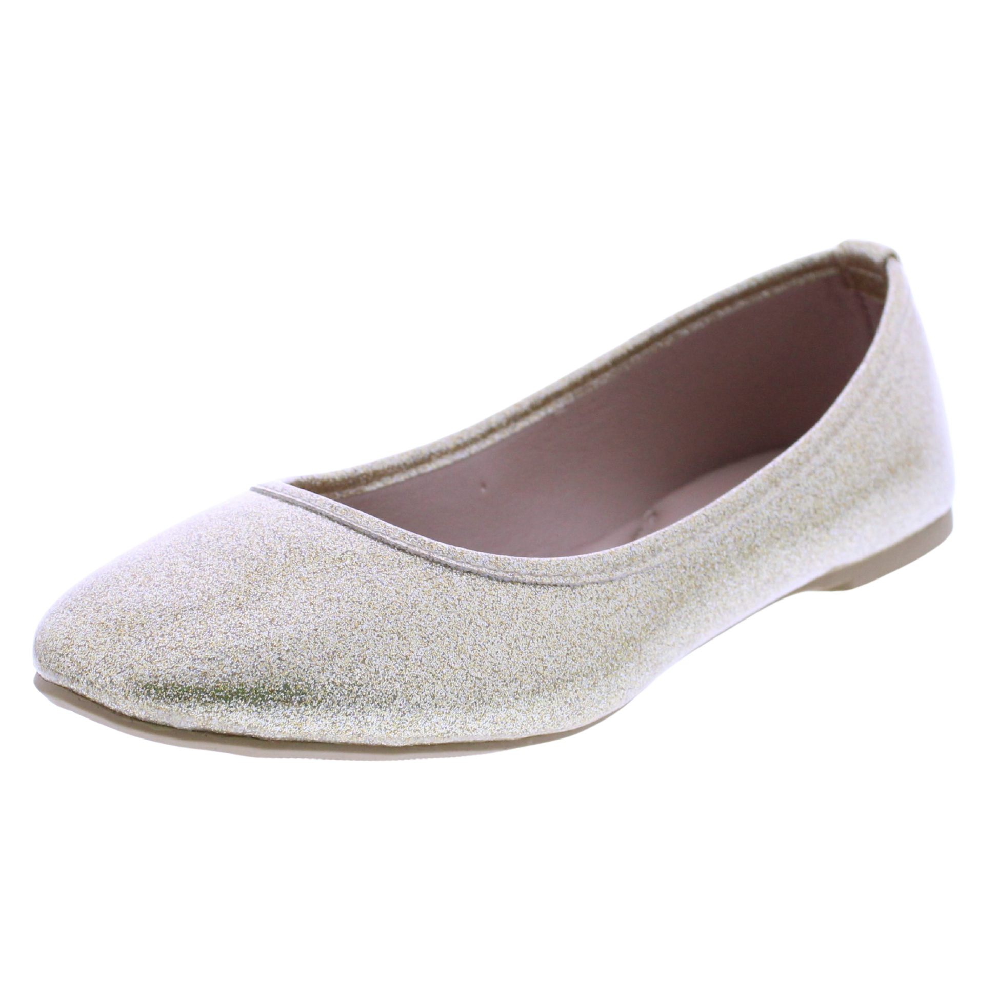 Women Patent Glitter Ballerina