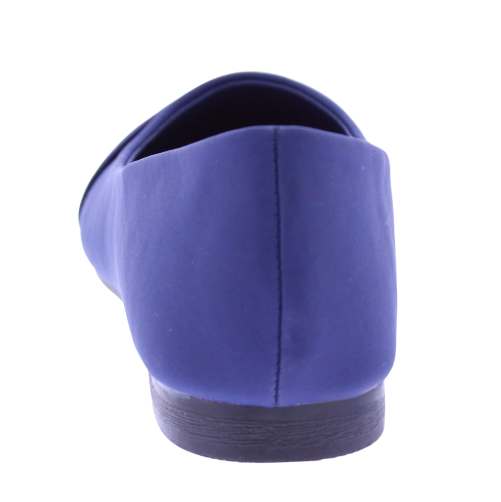 Women Suede Ballerina with Pleats