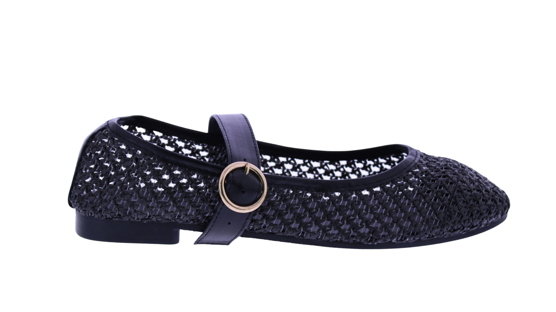 Women Raffia Woven Mary Jane