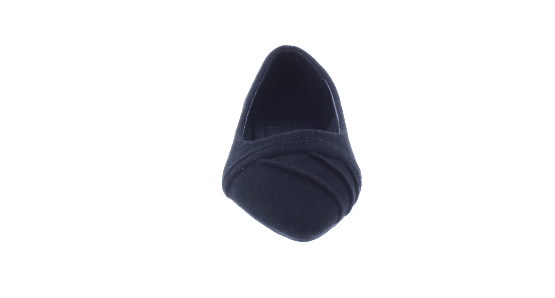 Women Microfiber Ballerina with Pointed Tip Pleats