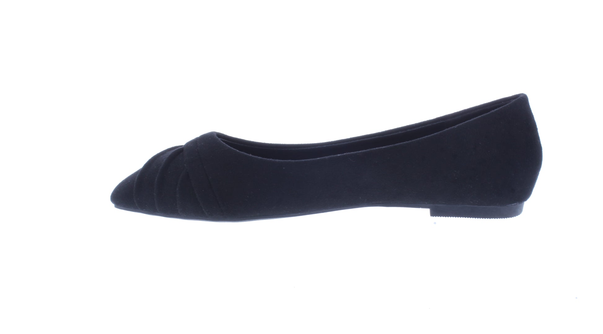 Women Microfiber Ballerina with Pointed Tip Pleats