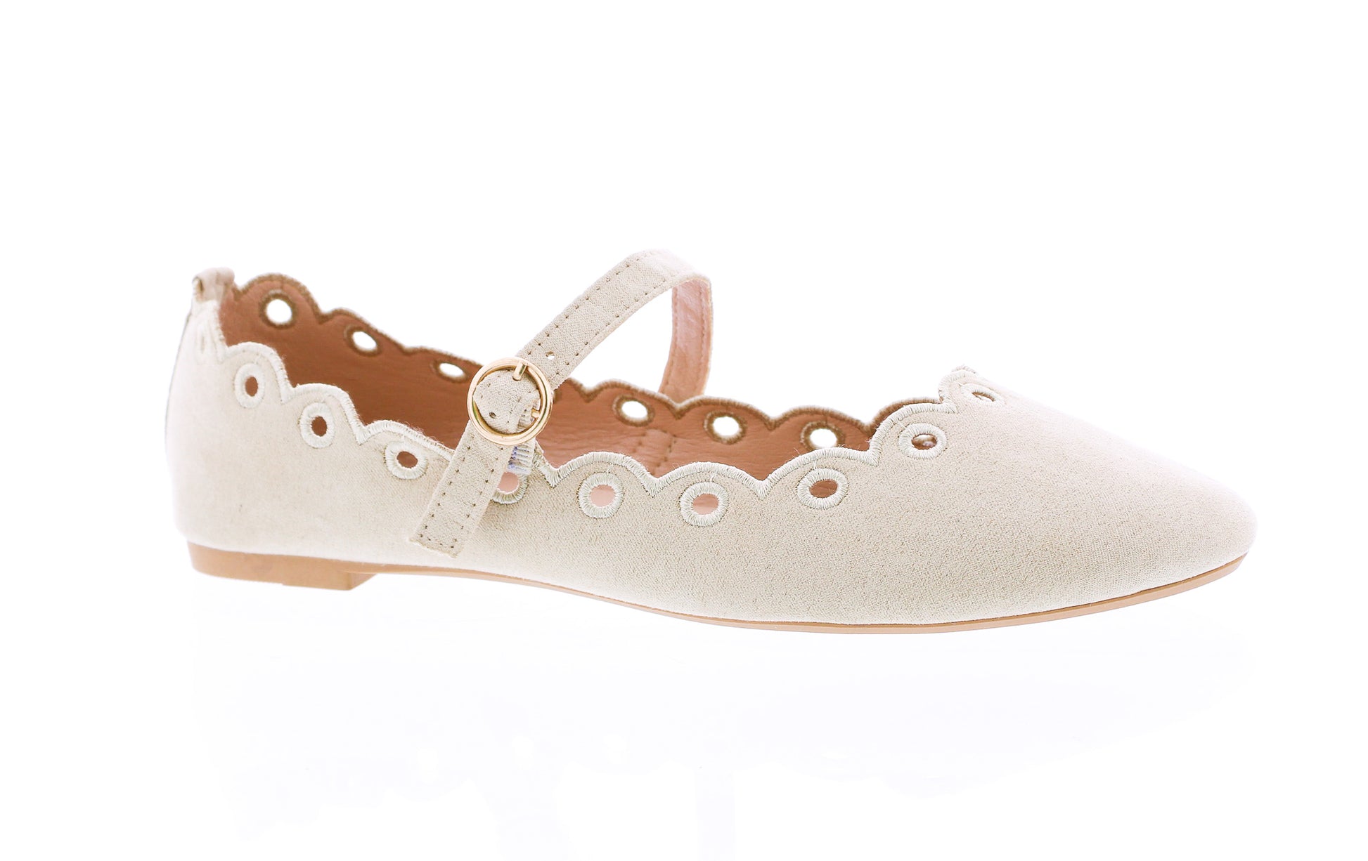 Women Embroidered Mary Jane Flats