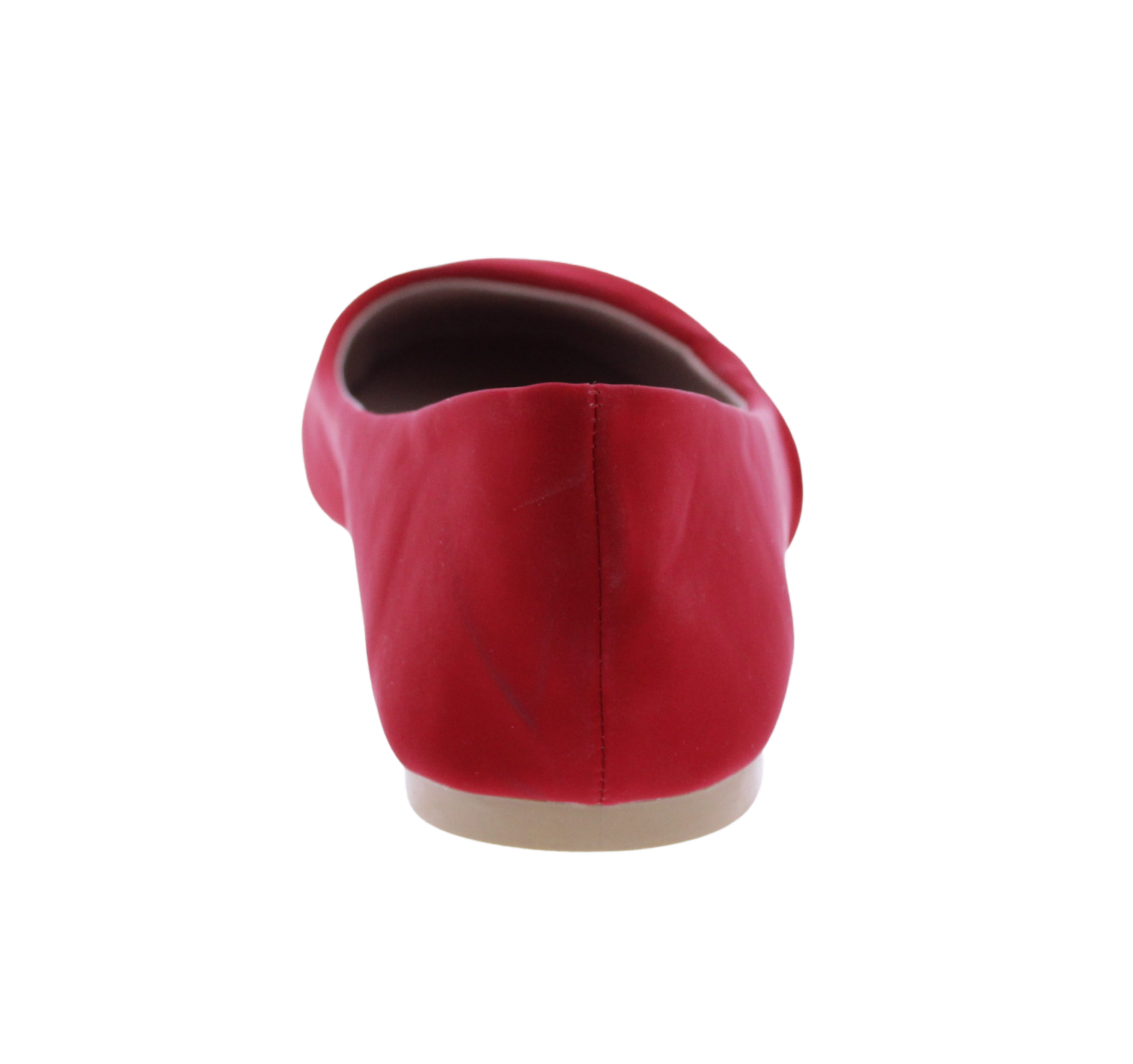 Women Suede Ballerina with Drapping