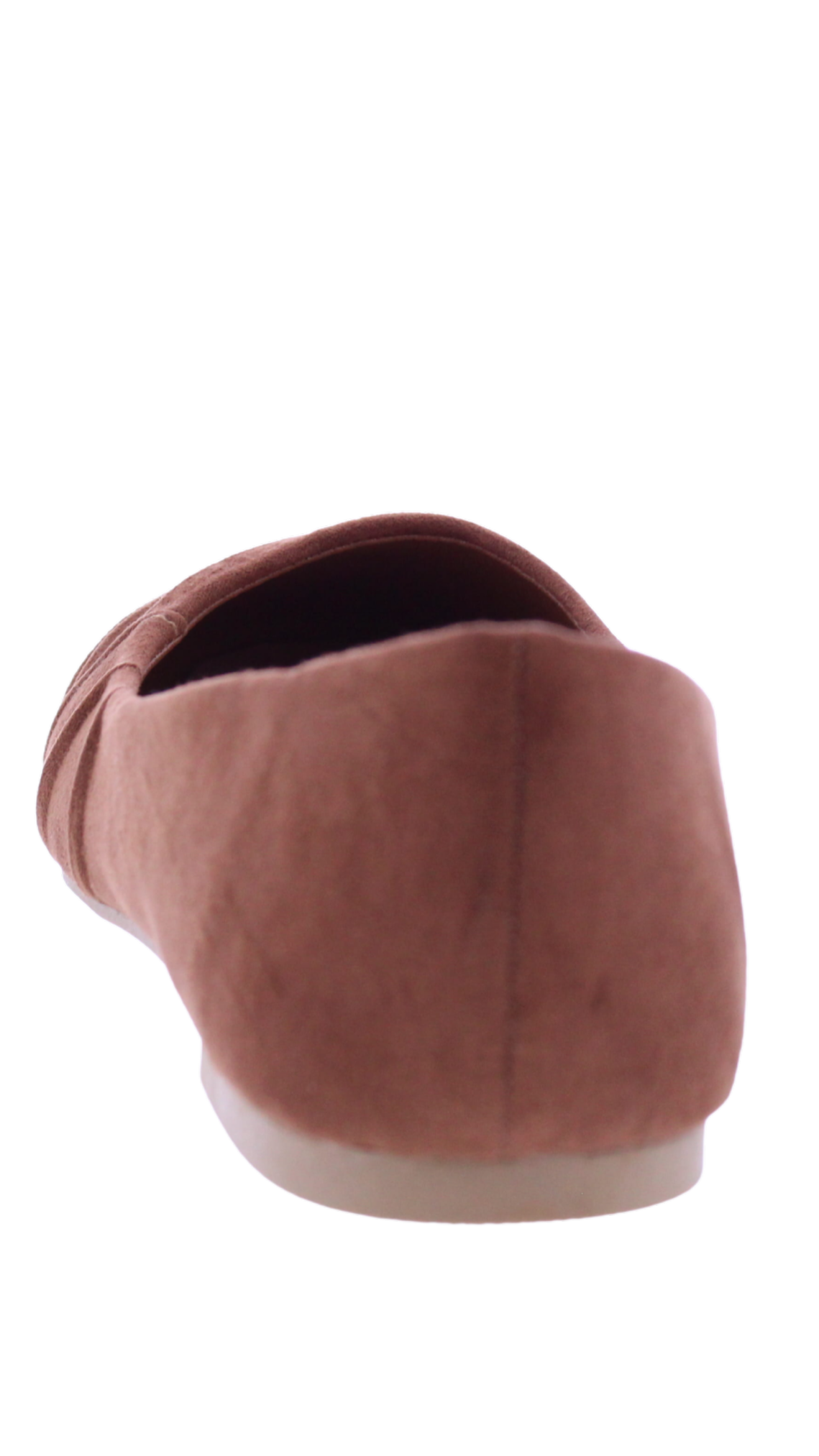 Women Suede Ballerina with Drapping