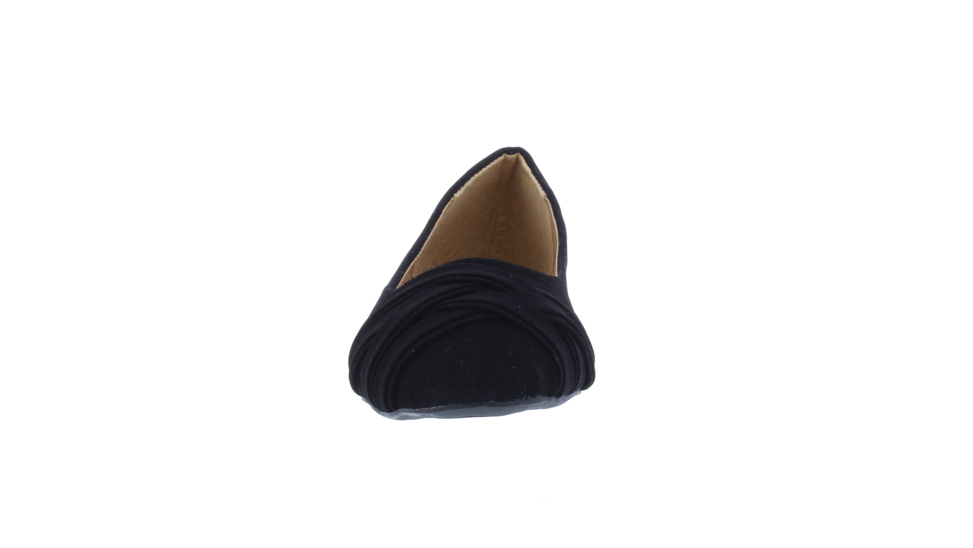 Women Suede Ballerina with Rounded Tip