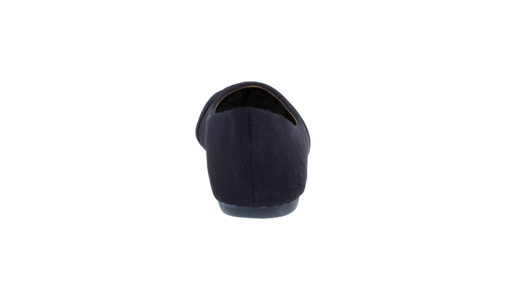 Women Suede Ballerina with Rounded Tip
