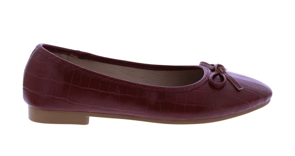 Women Faux Snake Ballerina