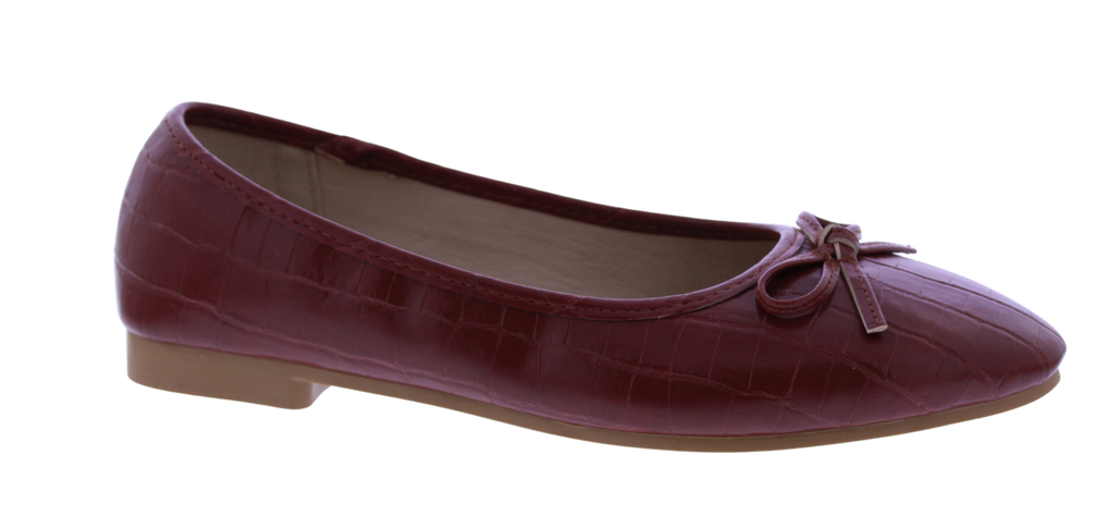 Women Faux Snake Ballerina