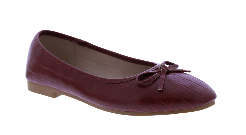 Women Faux Snake Ballerina