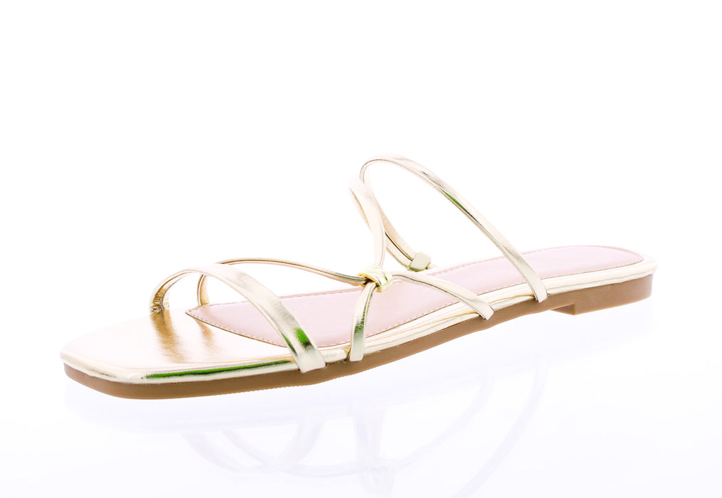 Women Strappy Slip On Sandal