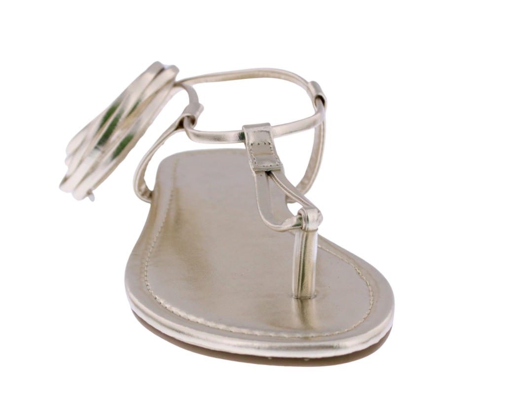 Women T-strap Laced Up Sandal