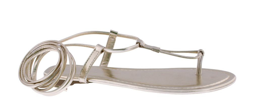 Women T-strap Laced Up Sandal