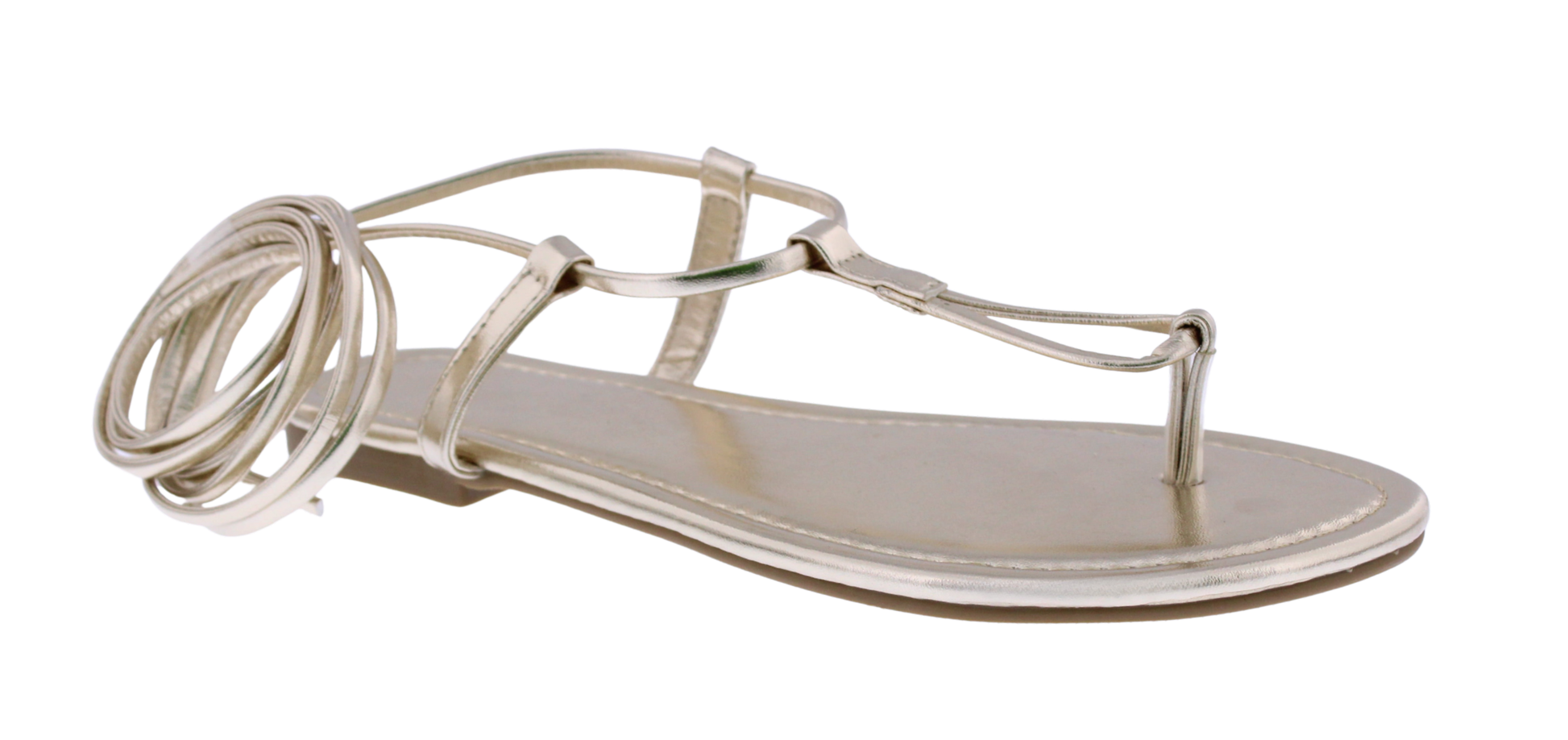 Women T-strap Laced Up Sandal