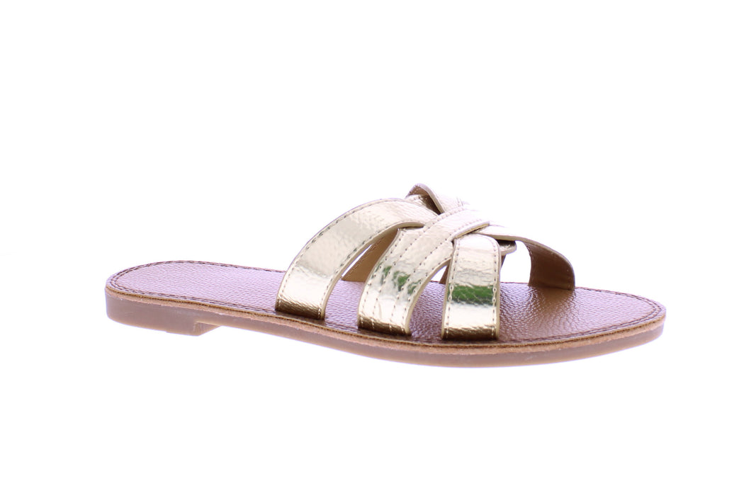 Women Pebbled Slide Sandal