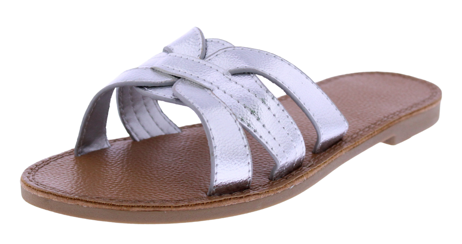 Women Pebbled Slide Sandal