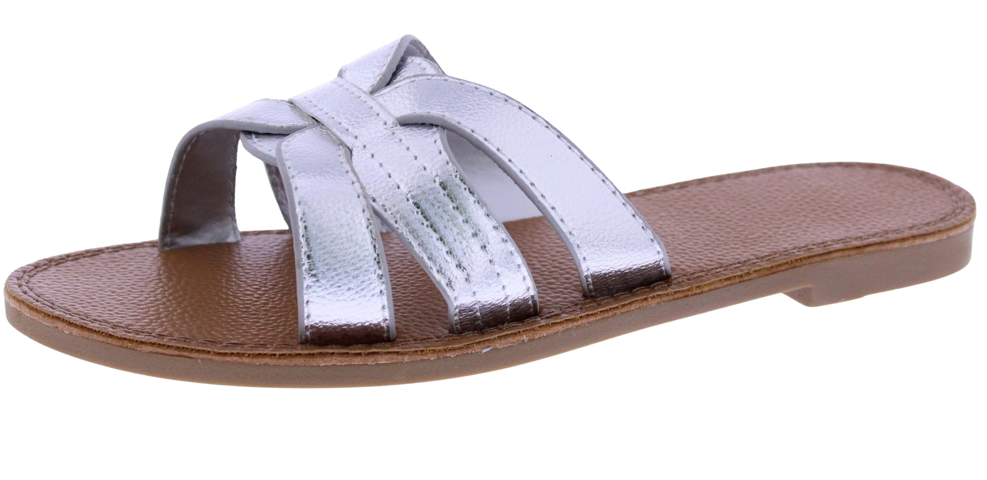 Women Pebbled Slide Sandal