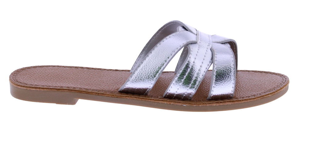 Women Pebbled Slide Sandal