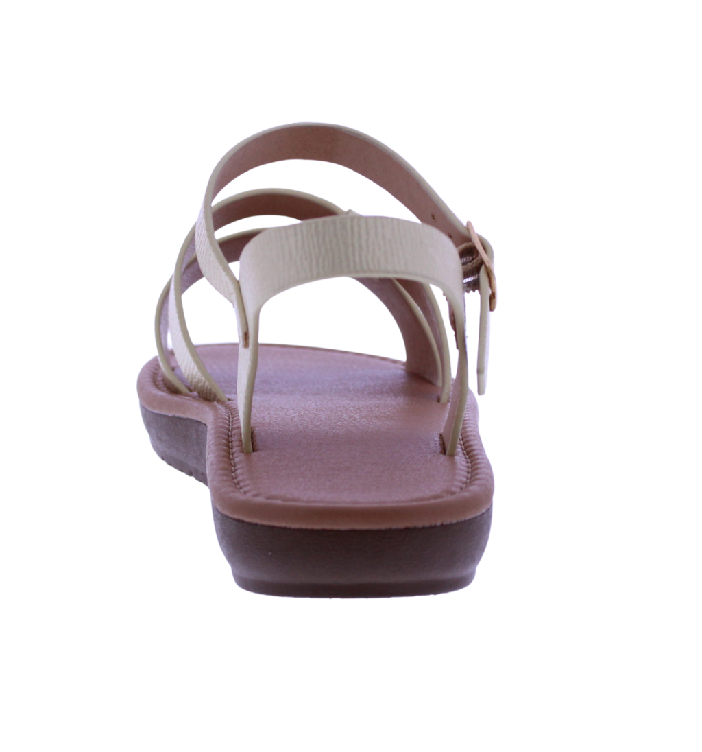 Women's Laser Cut Strap Sandal