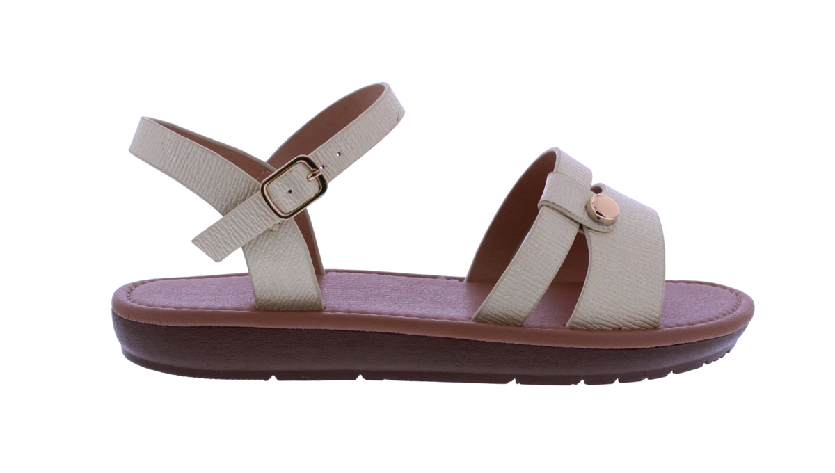 Women's Laser Cut Strap Sandal