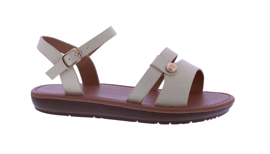 Women's Laser Cut Strap Sandal