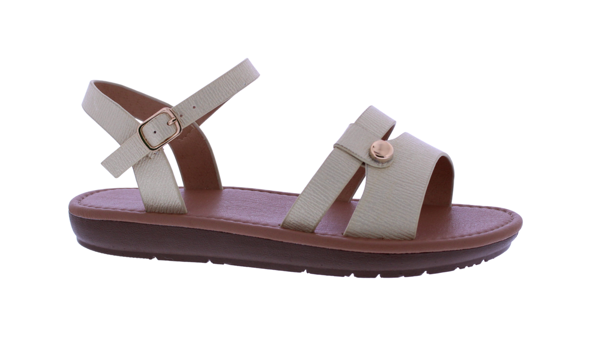 Women's Laser Cut Strap Sandal