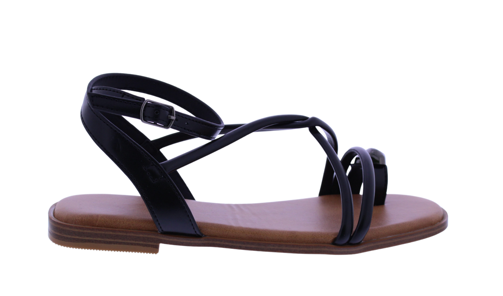 Women Sandal with Toe Ring Charm