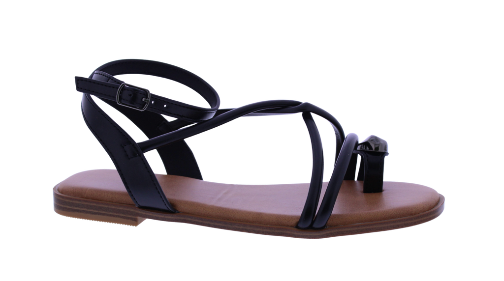 Women Sandal with Toe Ring Charm