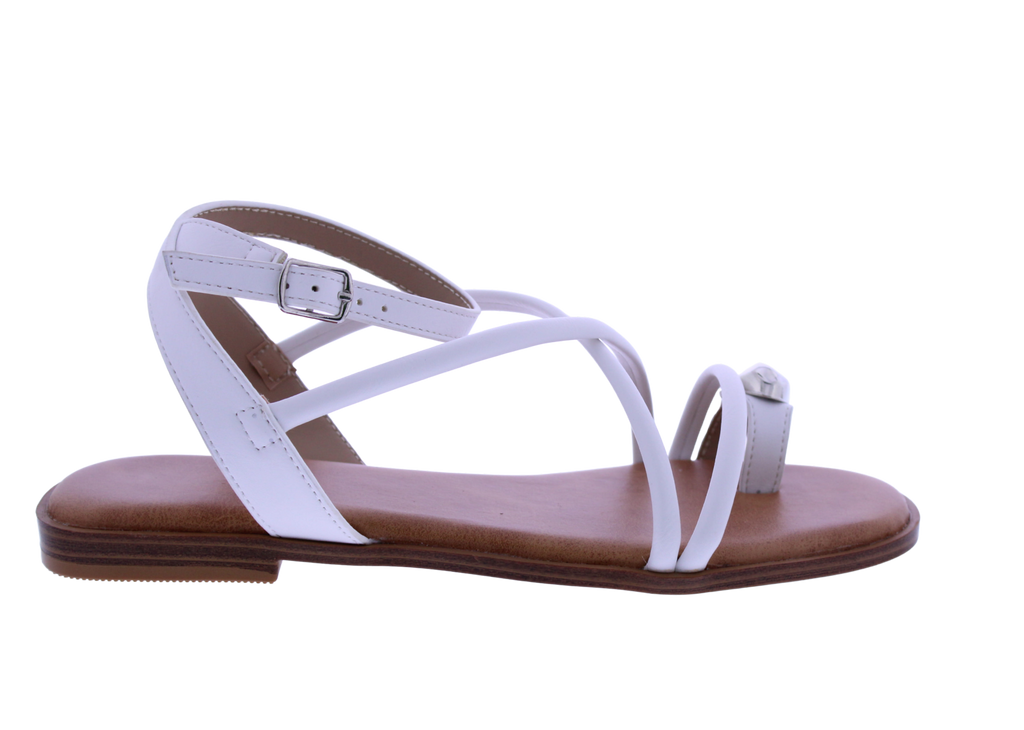 Women Sandal with Toe Ring Charm