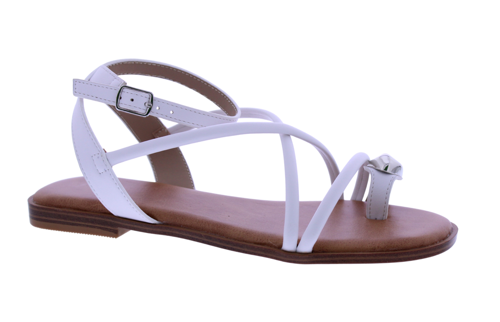 Women Sandal with Toe Ring Charm
