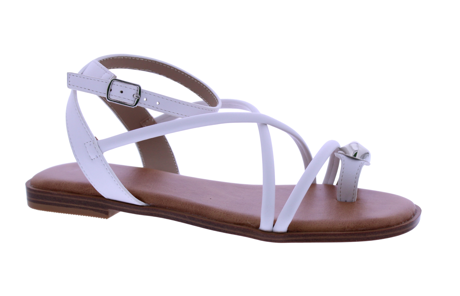 Women Sandal with Toe Ring Charm