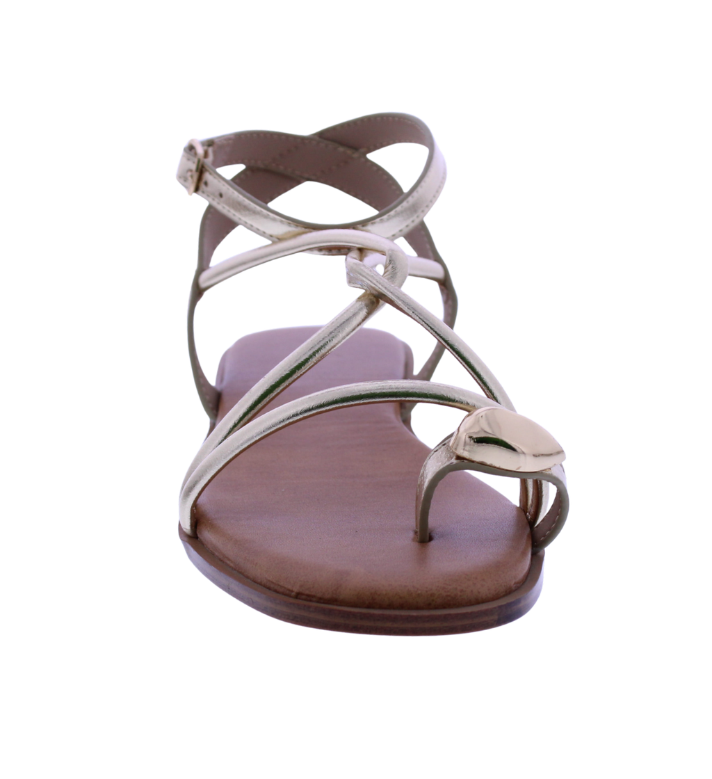 Women Sandal with Toe Ring Charm