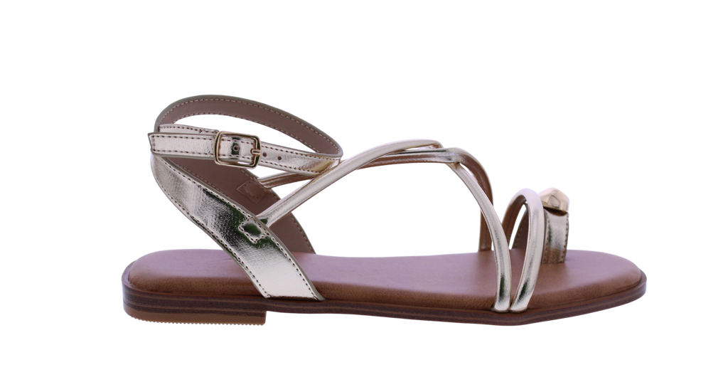 Women Sandal with Toe Ring Charm